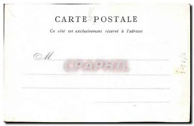 Pont de l'Institut — vista de Paris — editada pelo Bon Marché — Verso