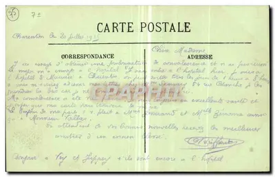 Paryż — Wieża Eiffla i panorama rzeki Seiny — LL. n° 826 — Rewers