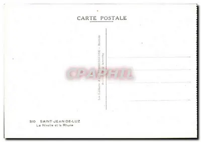 Saint-Jean-de-Luz — La Nivelle e la Rhune — Le Edizioni d'Arte Barbenousse - Biarritz — Verso