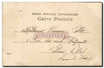 Nid-Chou — Paris — União Postal Universal — Verso