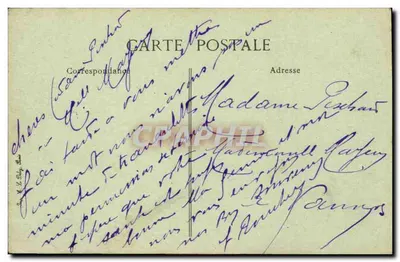 Parijs – Wijk van de Opera en Saint-Augustin — anoniem uitgever, serie-nummer 4030 — Achterkant