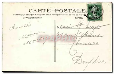 Paris – Jardim das Plantas — Zebra da África Austral — J.H. n°387 — Verso