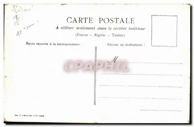 Paris - A Bastilha — coluna da Bastilha com estátua de anjo — Imp. D. Schneiter & Cie, Paris — Verso