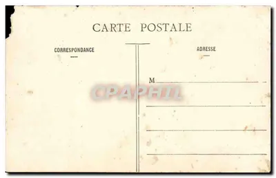 Paris - 4 - Notre Dame - Place do Parvis - Bilhete postal antigo — Verso