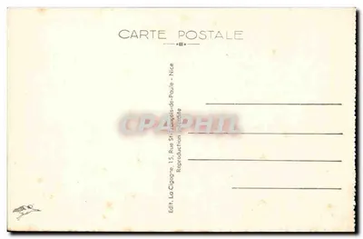 Principautet MONACO — Ogólny widok z Turbie — n° 1508 — Rewers