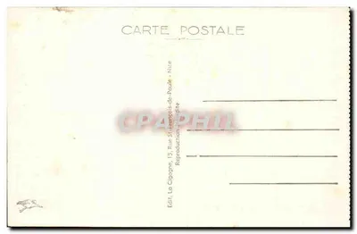 Monte-Carlo — Algemene uitzicht — Uitgever La Cigogne, Nice — Achterkant