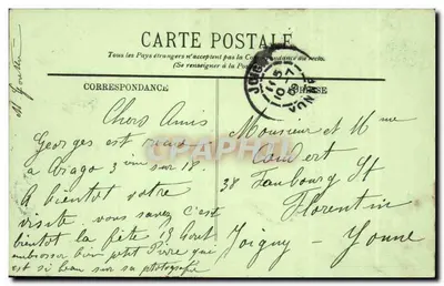 Las Vincennes — Widok na Jezioro Minimes — LL. n°57 — Rewers