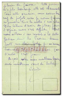 Paryż — Ogród Louwru — Widok Artystyczny — Wydawca L'Abéile, n°23 — Rewers