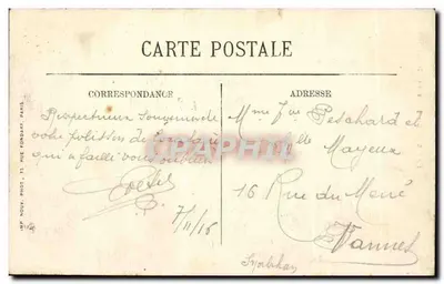 Paryż — Dach Invalidów — Imp. Nouv. Phot. 23 Rue Fondary, Paryż — Rewers