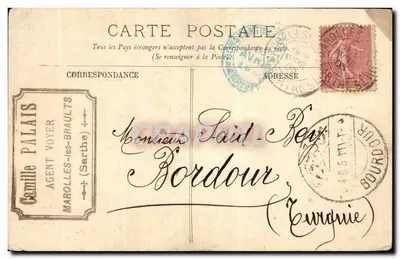 Parigi — Piazza della Bastiglia — LL. n°175 — Verso