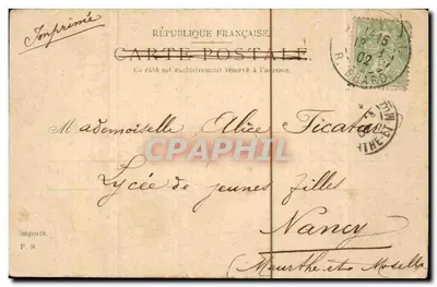 Kąt Champs-Élysées — Pałac Paillard — Wydawca P. S. & D. nr 733 — Rewers