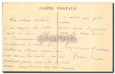 Paryż — Le Trocadéro widziane z Ewifelowej Wieży — wydawca Ellen, numer serii nie widoczny — Rewers
