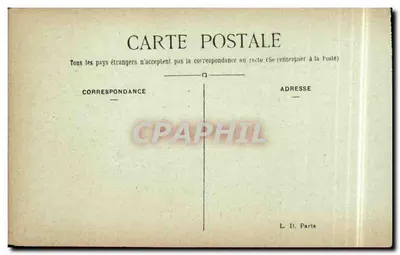 Paryż — Widok na Trocadéro — L. D. — Rewers