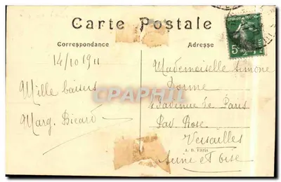 Paris — O Teatro Francês — editor não visível — Verso