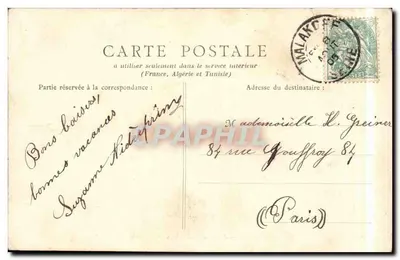 PARIS — Aquário do Trocadéro — E. F., Paris, n° 252 — Verso