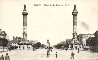 Paris — Praça da Nação — L.D.