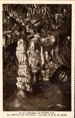 A Gruta de Presque — A Sala do Fim do Mundo — Phototypie-Héliotype
