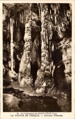 A Grotta de Presque — Colunas de Hércules — Fototipia Hélio Francesa