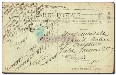 Bisões da África — Jardim dos Plantas — Paris — Edição C.M. — Verso
