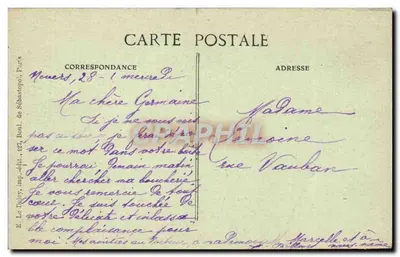 Hôtel des Invalides — Grobowiec Napoleona I — Paryż — Wydawca B.P.D. n° 4022 — Rewers