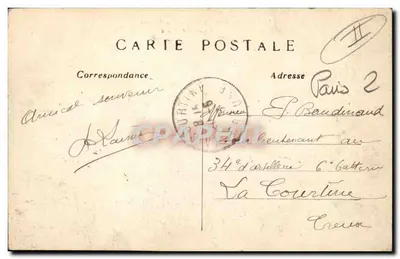 Paris 2e arrondissement — A Bolsa — G. M. — Verso