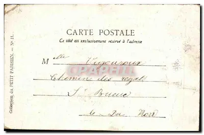 Paris — La Porte Saint-Martin — éditeur Collection du PETIT PARISIEN, n° 11 — Achterkant
