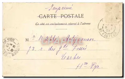 Paryż — Areny ulicy Monge — n°2882 — Rewers