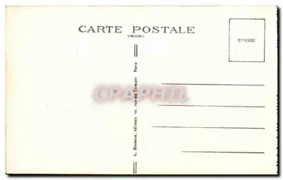 O Palácio do Trocadéro — Paris — editor L. Bosson, n°79 — Verso