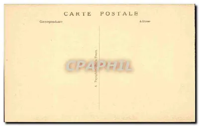 Chambord - O Castelo - A Escada Dupla Grande — A.P. n°20 — Verso