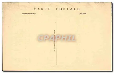Chambord — Quarto e cama do Conde de Chambord — A. P. — Verso
