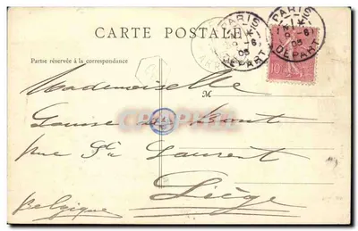 Paris — Rue de la Paix — E.R. Paris, n°76 — Verso