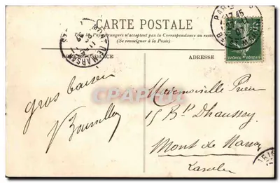 Parigi — La Via dell'Opéra — LL. — n° 583 — Verso