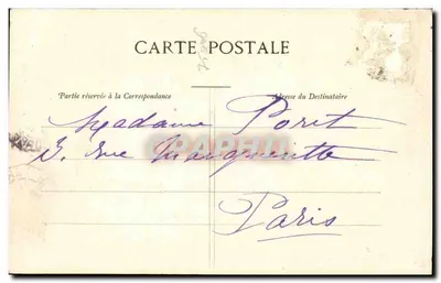 Fonte Médicis — Paris — G. I. n°243 — Verso