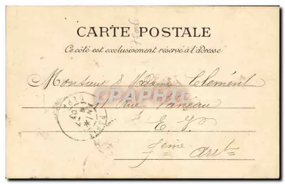Fontaine Médicis — Paris — L. J. & Cie édit., Auguste-Léon, Paris — Verso