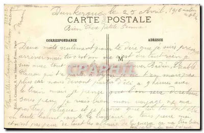 Fontanna Medicis w ogrodzie Luxembourg — J.C. 530, Paryż — Rewers