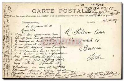 Théâtre de l'Odéon — Paris — éditeur inconnu, n° 71 — Verso