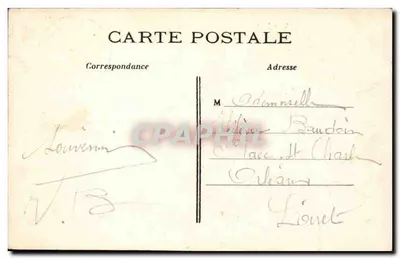 Paryż — Mairie 5. dzielnicy i Rue Soufflot — wydawca H. n°416 — Rewers