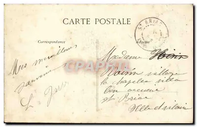Paryż — Kościół Clignancourt — C. L. C. nr 543 — Rewers