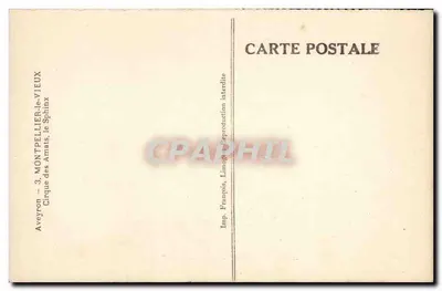 Aveyron - Montpellier-le-Vieux - Cirque dos Amats, o Esfinge — Verso
