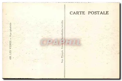 As Vindimas — Vista geral — Imp. François, Limoges — Verso
