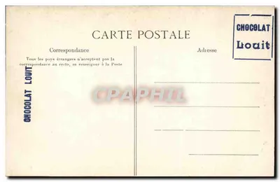 Paris – Rathaus – Salon des Arcades — E. L. D. n° 1020 — Rückseite