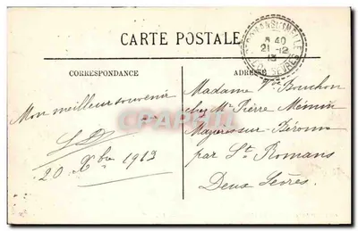 Paris — A Estação de Orleães e o Quai d'Orsay — LL. — n° 698 — Verso