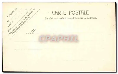 Monumento de Paul Baudry (Père Lachaise) — Paris — editor anônimo, n° 5124 — Verso