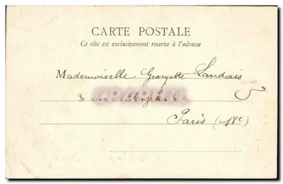 PARIS — Estatua de Balzac — B.P., PARIS — Reverso