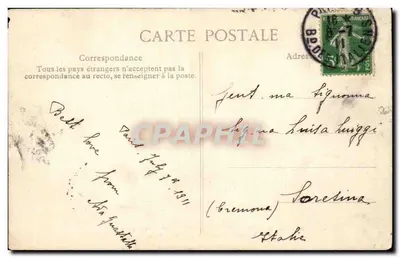 Paris – Rathaus des 1. Arrondissements Saint-Germain-l'Auxerrois — Verlag E.D. n°4231 — Rückseite