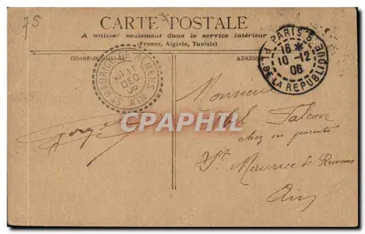 Parigi - Boulevard e Porta Saint-Martin — vista urbana con archi e calessi — editore non identificato — Verso