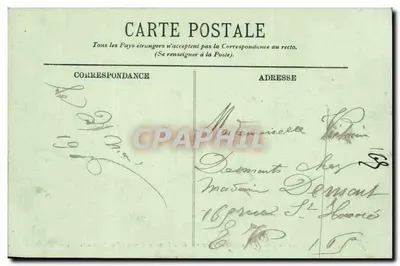 París - La Avenue du Bois de Boulogne y la Avenue de la Grande Armée - Vista tomada del Arco de Triunfo - LL — Reverso