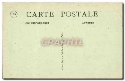 Parigi - Giardino delle Piante — Il Pavone che fa la Ruota — Cartolina moderna — Verso