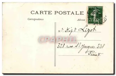 Paris - Jardim das Plantas - O Lama Branco (Cordilheiras das Andes) - J. H. - n°373 — Verso