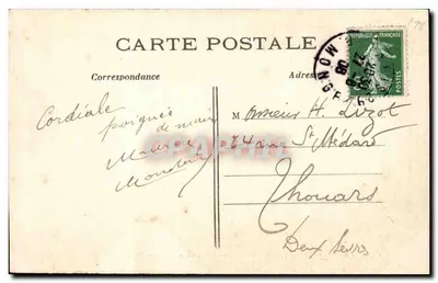 PARIS — Jardim das Plantas — Lagarto cornudo — Metopoceros cornutus — J. H. — Verso
